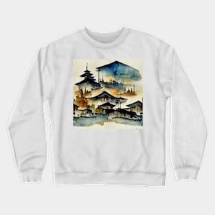 Japan watercolor Crewneck Sweatshirt